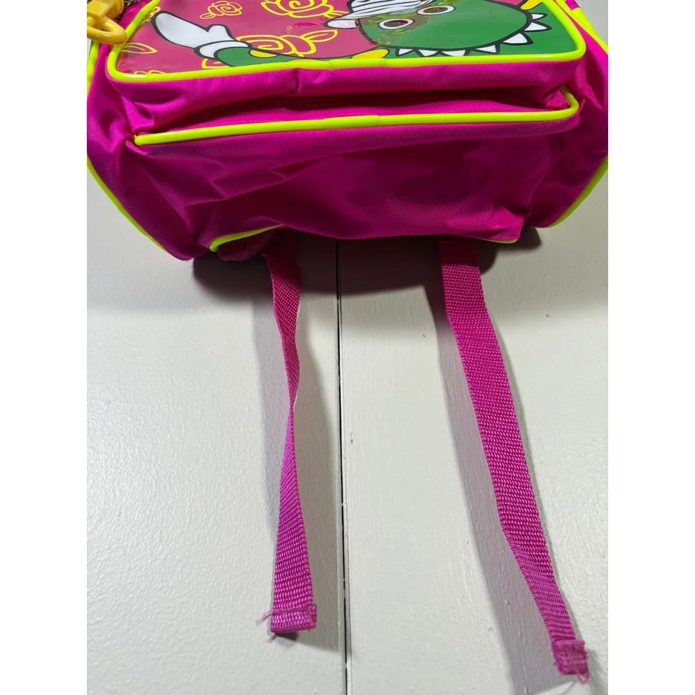 The Wiggles Dorothy the Dinosaur Backpack Pink Vtg Y2K 2004 Nostalgia whimsical